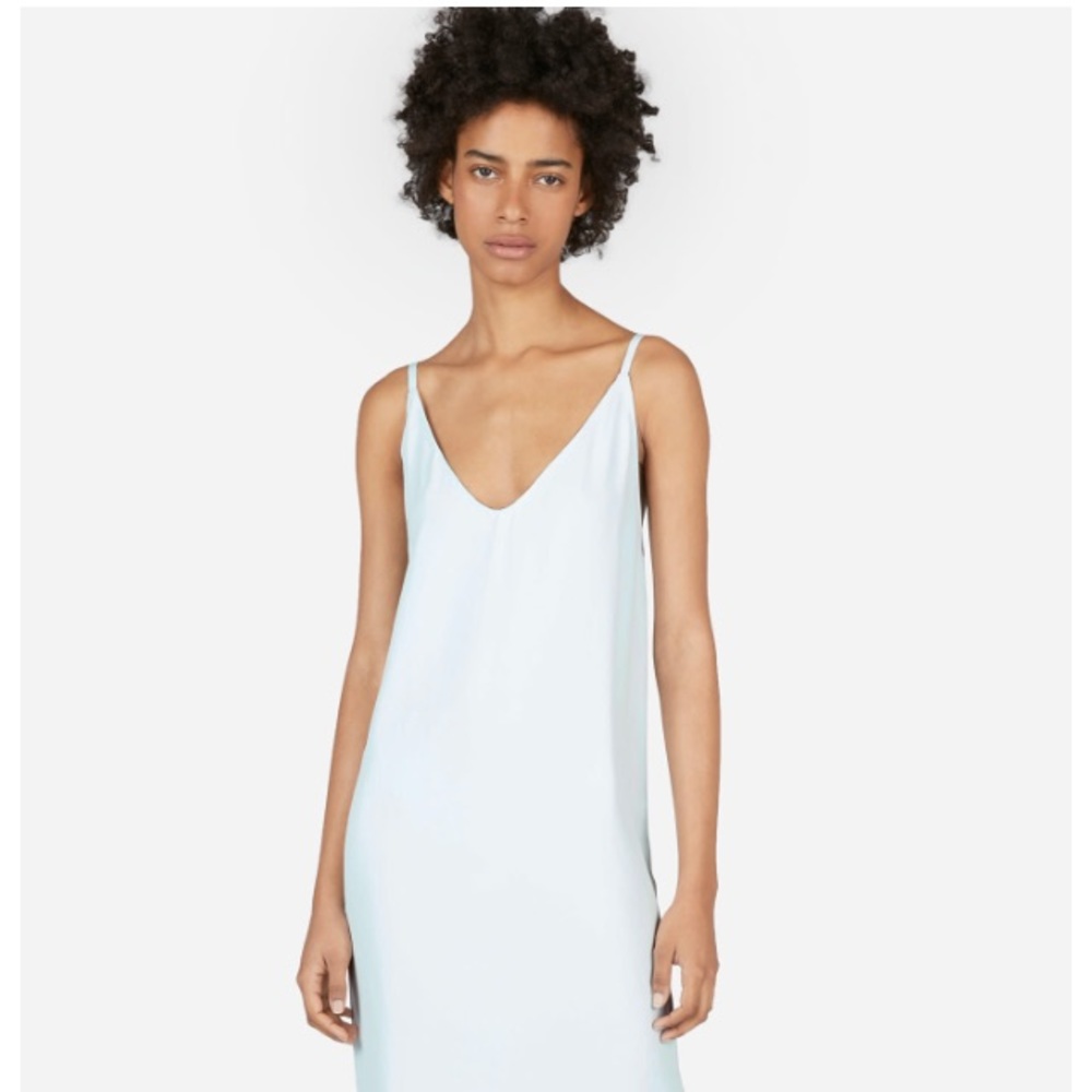 Everlane GoWeave Slip Dress in Mint